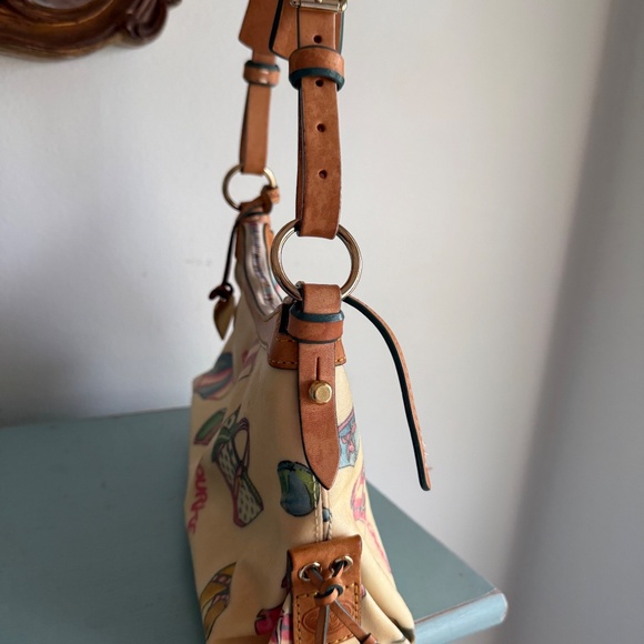 Dooney & Bourke Miami Beach Themed Slouch Shoulder Bag - Picture 4 of 14